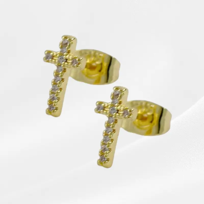 Boucle d'oreille Croix 2 Boucle d'oreille Croix – Image 2